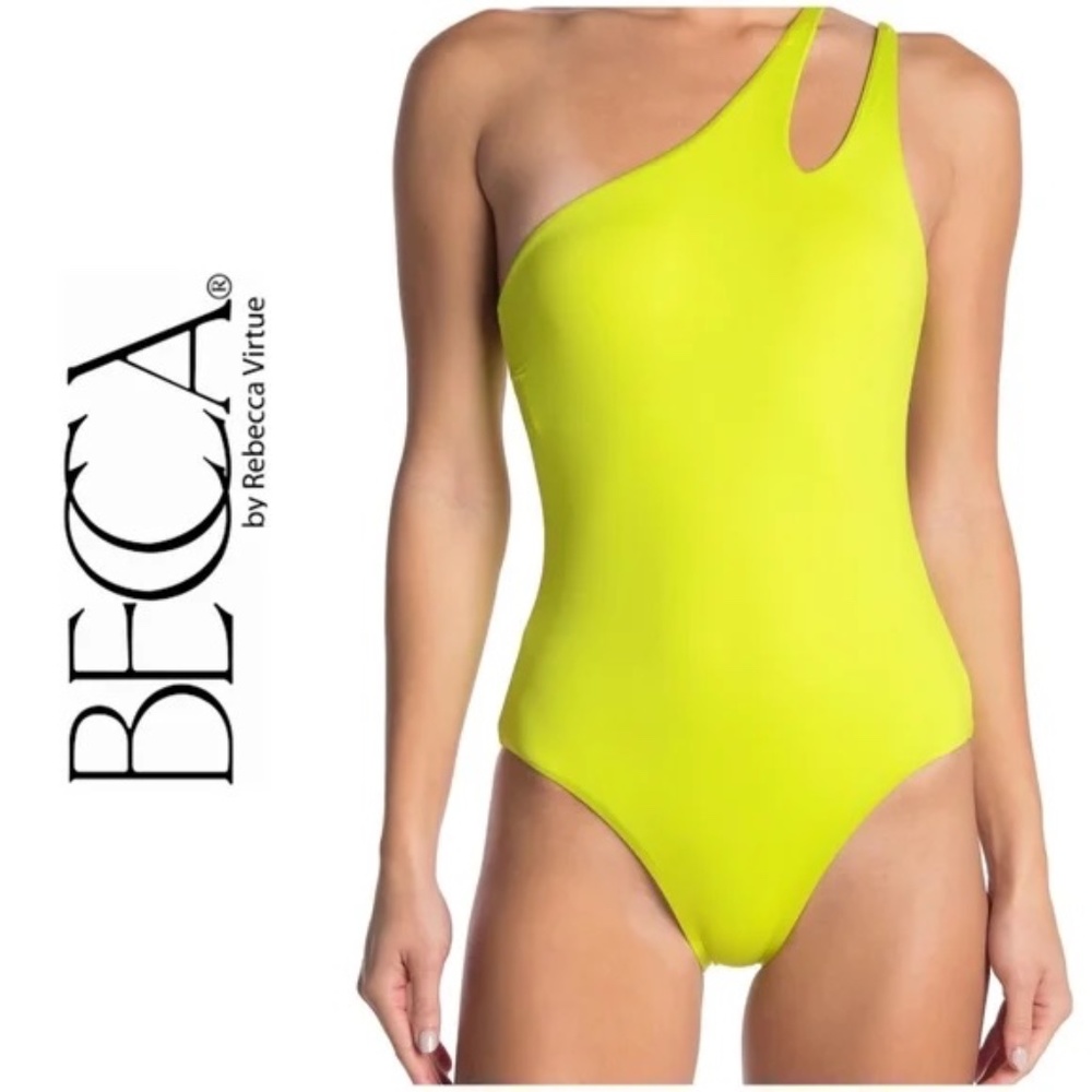 NEW BECCA Asymmetrical Tie Back, sz Med